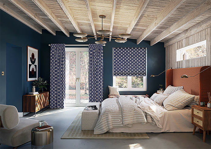 Huaraz Velvet, Royal - Twist&Fit Roman Blind - Image 8